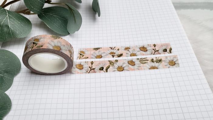 Washi Tape Gänseblümchen